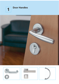 Lever Handle and Pull Handle Sets
