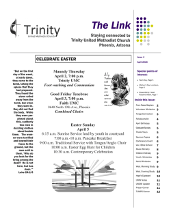 Newsletter - Trinity United Methodist Church