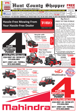 1-4 - Hunt County Shopper