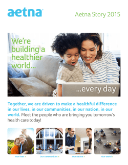 Building a Healthier World