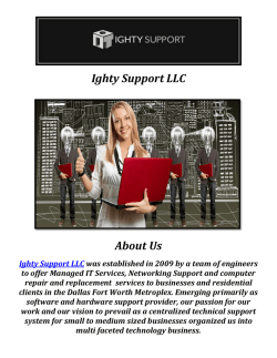 Ighty Support LLC: Network Cabling Dallas