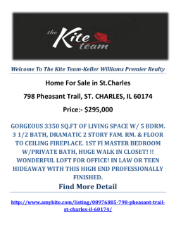 798 Pheasant Trail, ST. CHARLES, IL 60174 : St.Charles Homes for Sale by The Kite Team-Keller Williams Premier Realty