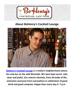 BoHenry's Cocktail Lounge Bar Santa Barbara