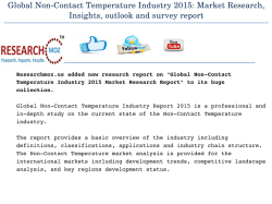 Global Non-Contact Temperature Industry 2015 Market Research Report