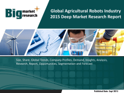 Global Agricultural Robots Industry | Size | Share | Trends | Forecast