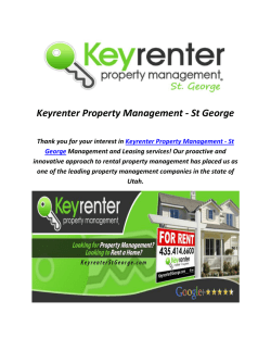 Keyrenter Property Management St George, UT (435-414-6600)