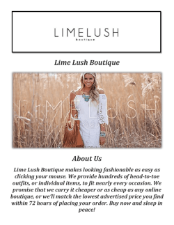 Lime Lush Boutique: Boutique Dresses for Women