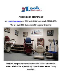 Look Stairchairs : Stairlift in Los Angeles