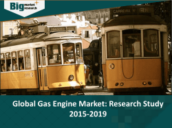Global Gas Engine Market- Size, Share, Trends, Forecast, Outlook