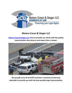 Accidents Lawyers By Riviere Cresci & Singer LLC