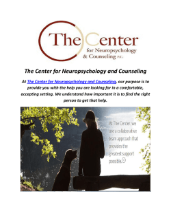 The Center for Neuropsychology and Counseling : Autism Bucks County