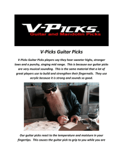 Electric Guitar Pick By V-Picks Guitar Picks