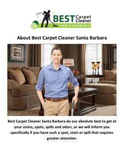 Best Carpet Cleaners Santa Barbara CA