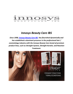 Innosys Beauty Care IBS : Moa Conditioner