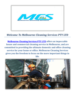 Window Cleaning Services in Melbourne PTY LTD