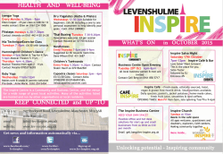 "What`s On" October 2015