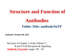 AntibodyNoTP - Laboratory Research Interests