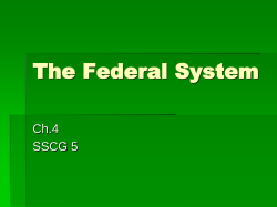 The Federal System