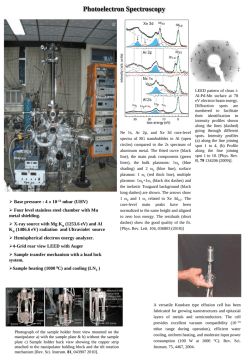 Photo-electron spectroscopy (XPS, UPS, AES)