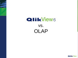 Difference Between OLAP and QlikView