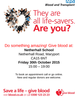 Friday 30th October 2015