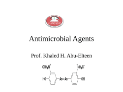 Lecture 5- antibiotics
