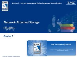 Chapter 7: Network-Attached Storage