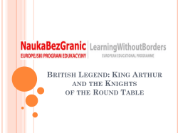 British Legend: King Arthur and the Knights of the Round Table