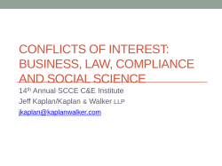 here - The Conflict of Interest Blog