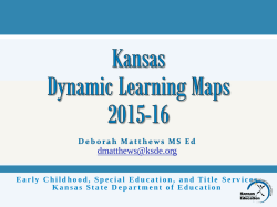DLM in Kansas, 2015–16