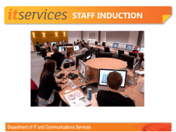 IT Induction Staff