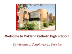 October 8 Uploaded @ 05:04 AM - Oakland Catholic High School