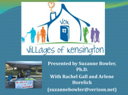 Villages of Kensington - Parkwood Residents Association
