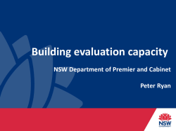Introduction: strengthening evaluation across the sector