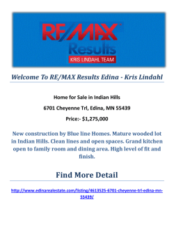 6701 Cheyenne Trl, Edina, MN 55439 : Indian Hills by RE/MAX Results Edina - Kris Lindahl