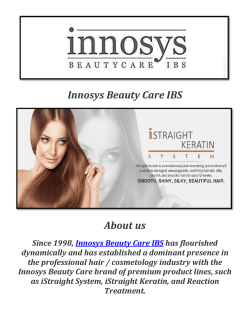 Innosys Beauty Care IBS: Kera Shampoo