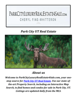 Real Estate in Park City Utah ( 435-225-2998 )