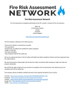 Fire Risk Assessment Network