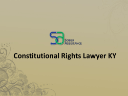 Constitutional Rights Lawyer KY