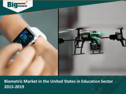 Biometric Market in the United States in Education Sector 2015-2019