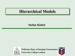 Hierarchical Models - University College London