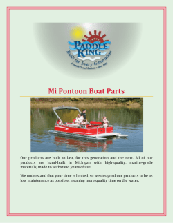 Mi Pontoon Boat Parts