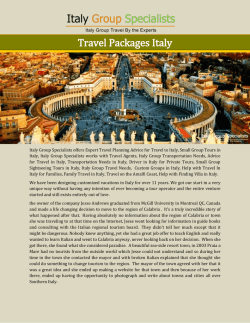 Travel Packages Italy