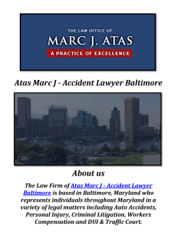 Atas Marc J - Car Accident Lawyer Baltimore (410-752-4878)