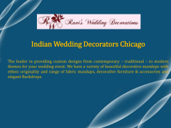 Indian Wedding Decorators Chicago