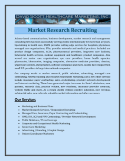 Market Research Recruiting