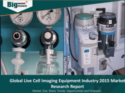 Global Live Cell Imaging Equipment Industry 2015 Deep Market Research Report