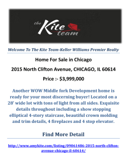 2015 North Clifton Avenue, CHICAGO, IL 60614 : Chicago Real Estate For Sale by The Kite Team-Keller Williams Premier Realty