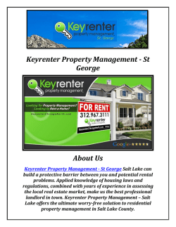 Keyrenter St. George Property Management (435-414-6600)