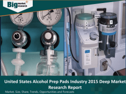 United States Alcohol Prep Pads Industry 2015 Deep Market Research Report